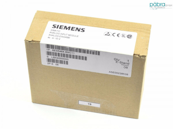 Siemens Simatic S5 Analog IN,6ES5 464-8MC11,6ES5464-8MC11,E:08