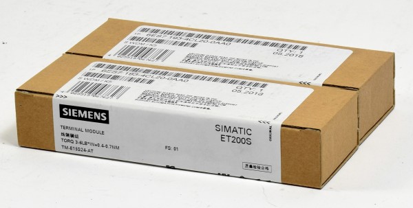 2x Siemens Simatic S7 Terminal Module,6ES7 193-4CL20-0AA0, 6ES7193-4CL20-0AA0