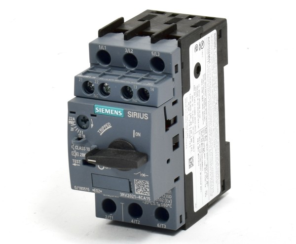 Siemens Sirius Leistungsschalter,3RV2021-4CA15,3RV2 021-4CA15