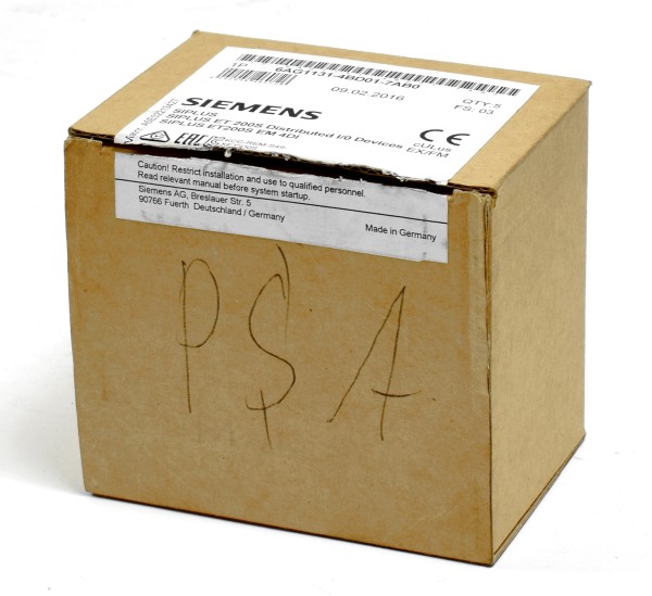 5x Siemens Siplus S7 ET200S Digital IN, 6AG1 131-4BD01-7AB0, 6AG1131-4BD01-7AB0