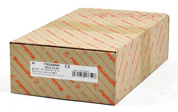 Weidmüller Reihenklemme, ZDLD 2.5-2N, 1782300000, (QTY:50)