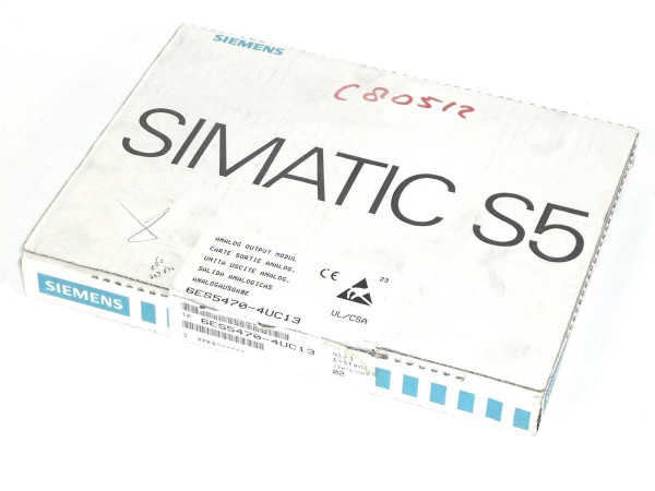 Siemens Simatic S5 135U Analog OUT,6ES5470-4UC13,6ES5 470-4UC13,E:02