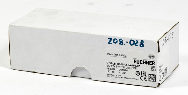 Euchner Sicherheitsschalter, CTM-LBI-BP-U-AZ-SA-166087