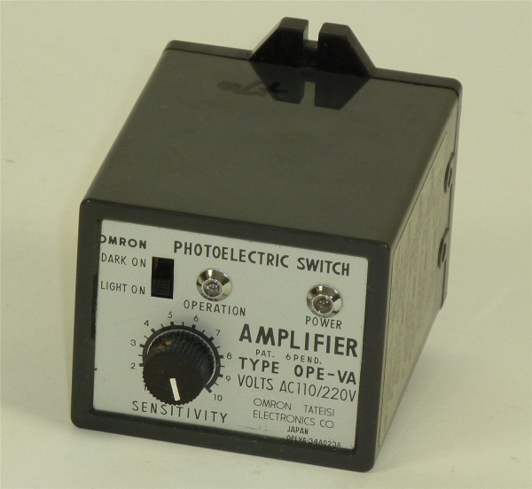 Omron Tateisi Photoelectric Switch Amplifier,0PE-VA