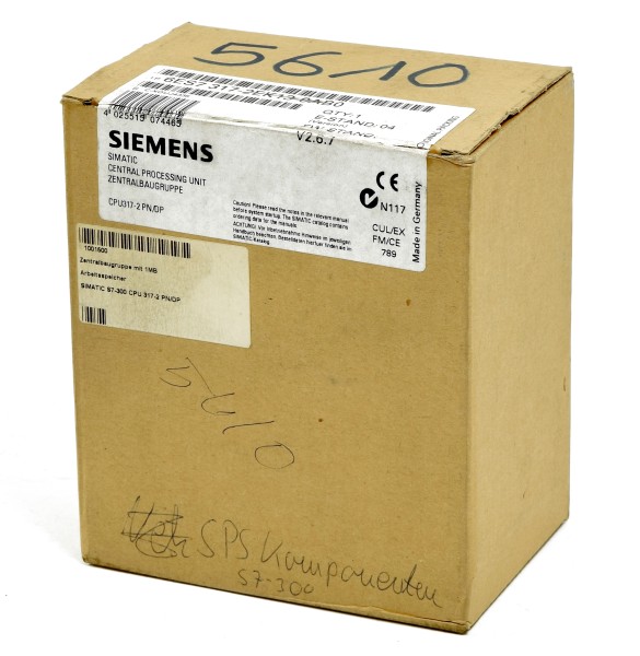 Siemens Simatic S7 CPU317-2 PN/DP, 6ES7 317-2EK13-0AB0, 6ES7317-2EK13-0AB0, E:04