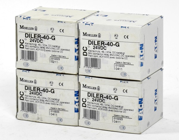 4x Eaton Kleinsschütz, DILER-40-G, 24VDC