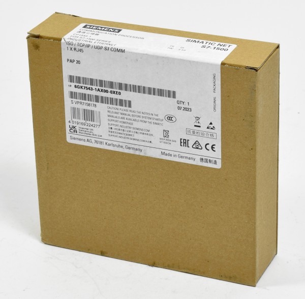 Siemens Simatic S7-1500 CP1543-1, 6GK7 543-1AX00-0XE0, 6GK7543-1AX00-0XE0