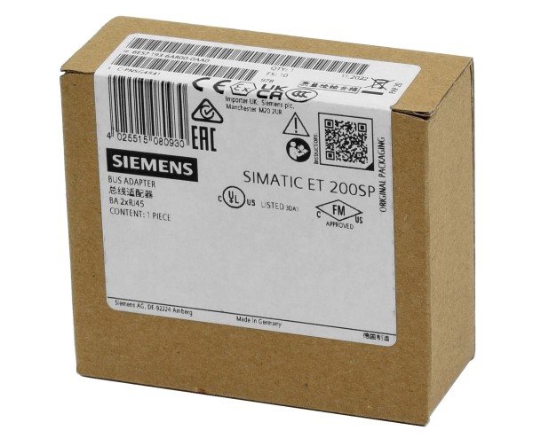 Siemens Simatic S7 Busadapter, 6ES7193-6AR00-0AA0, 6ES7 193-6AR00-0AA0, FS:10